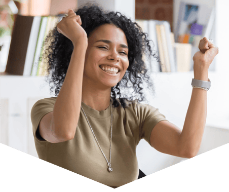Photo woman celebrating